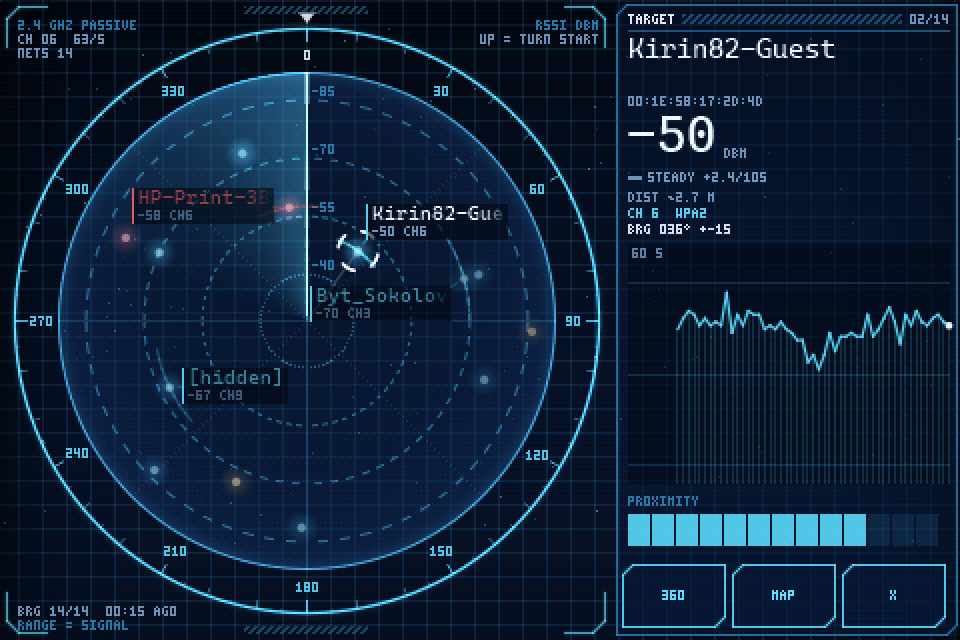 the radar on the 3.5 inch board